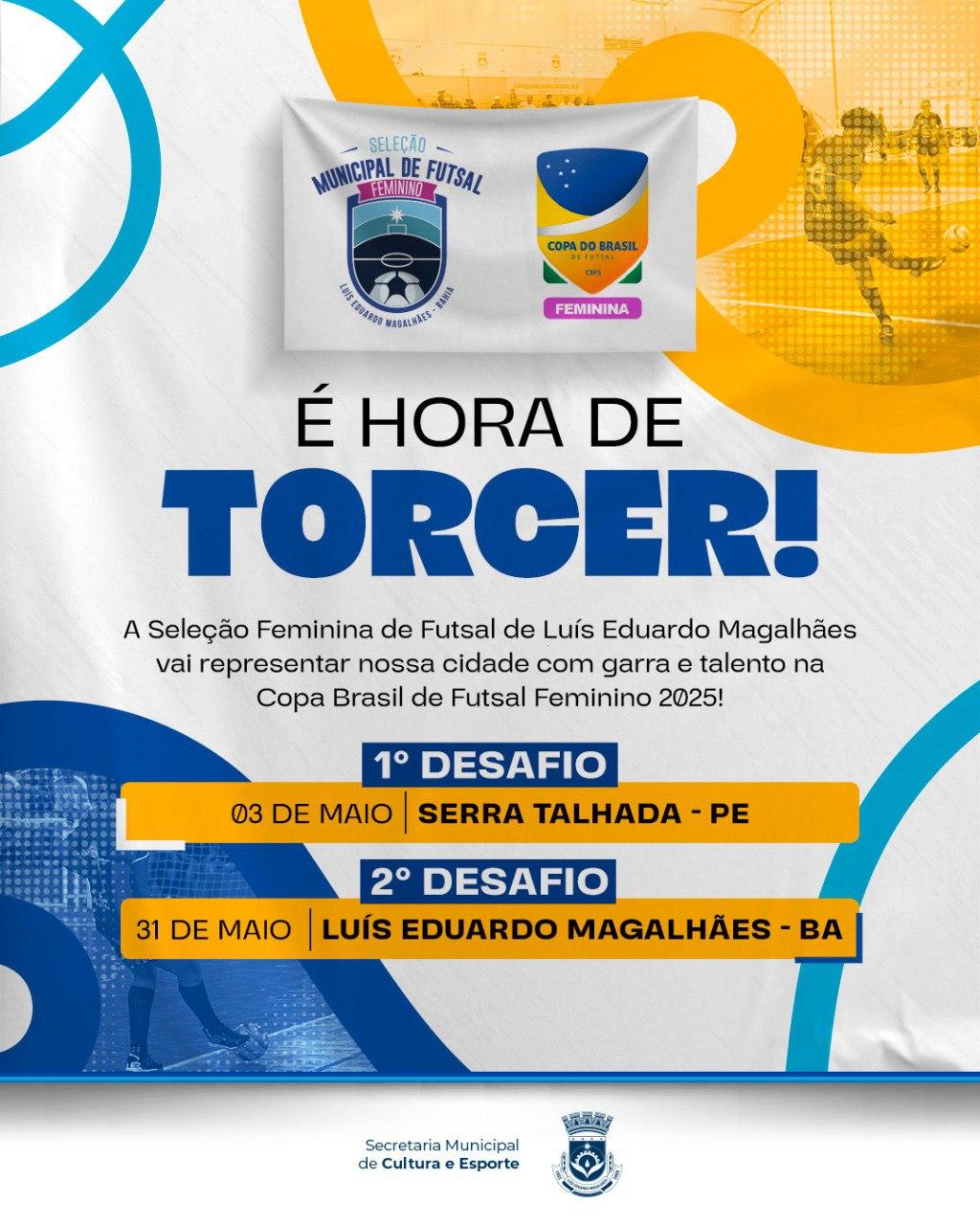 Seleção de LEM vai disputar a Copa do Brasil de FutsalFeminino