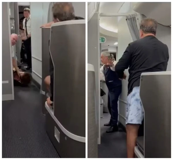 Vídeo: Confusão em voo da American Airlines: passageiros são retirados por segurança