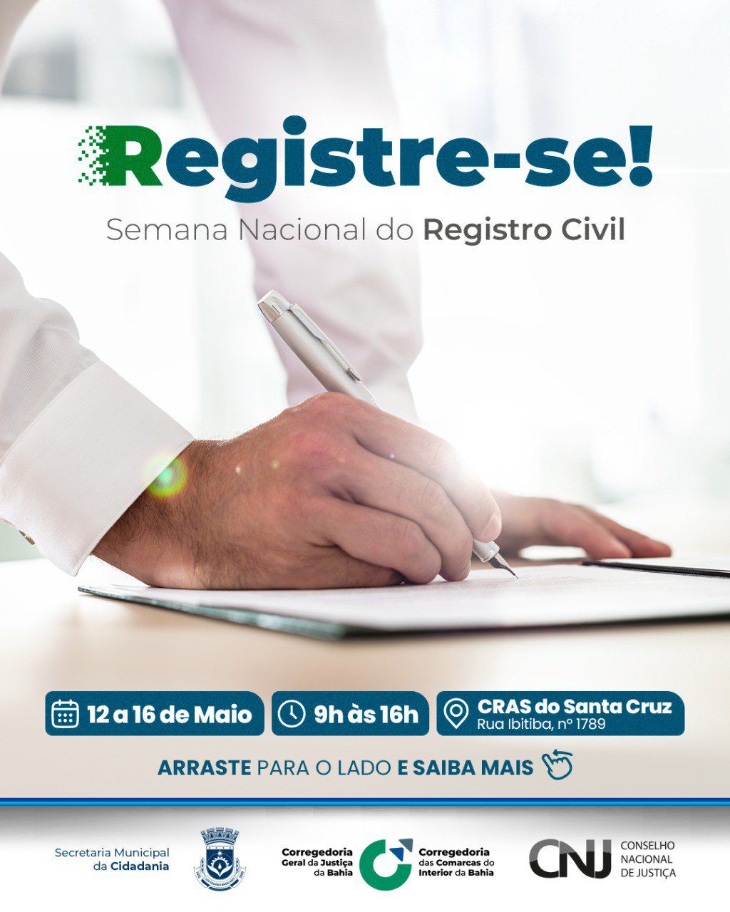 Confira a Semana Nacional do Registro Civil – uma grande oportunidade para garantir seu direito à cidadania!