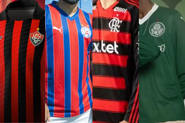 Confira o ranking de preço das camisas da Série A do Brasileirão