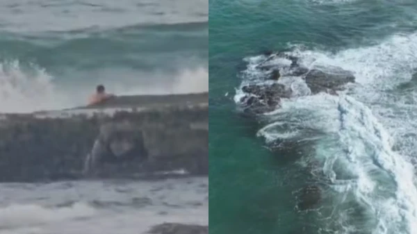 Homem desaparece após ser arrastado por onda na Praia de Jauá, no litoral norte da Bahia – veja Vídeo