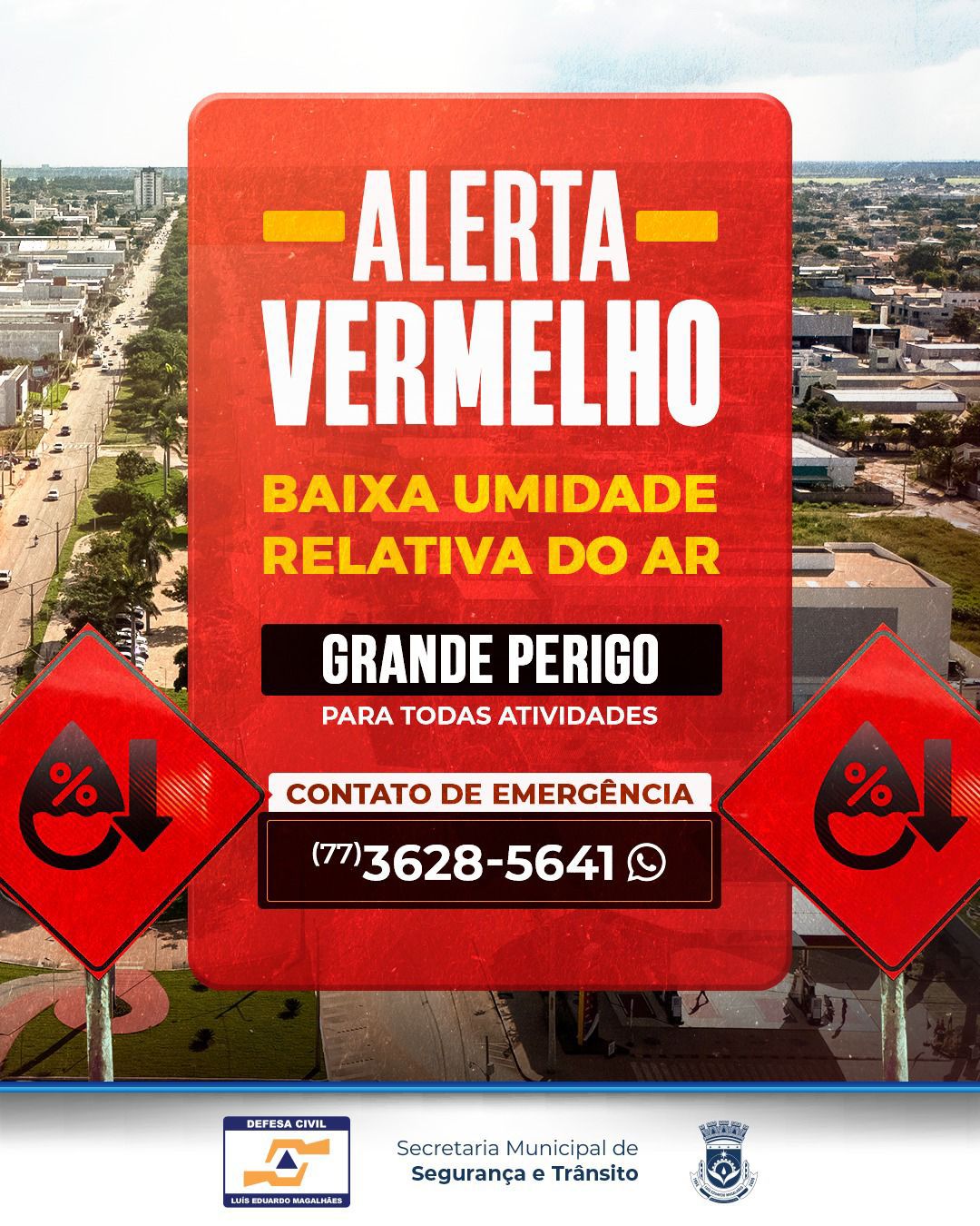 CONFIRA ALERTA VERMELHO PARA LUÍS EDUARDO MAGALHÃES