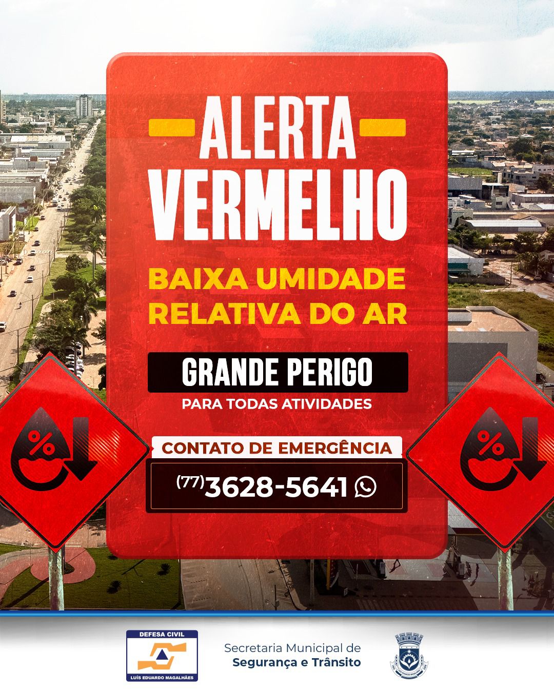CONFIRA ALERTA VERMELHO PARA LUÍS EDUARDO MAGALHÃES ‼️🚨