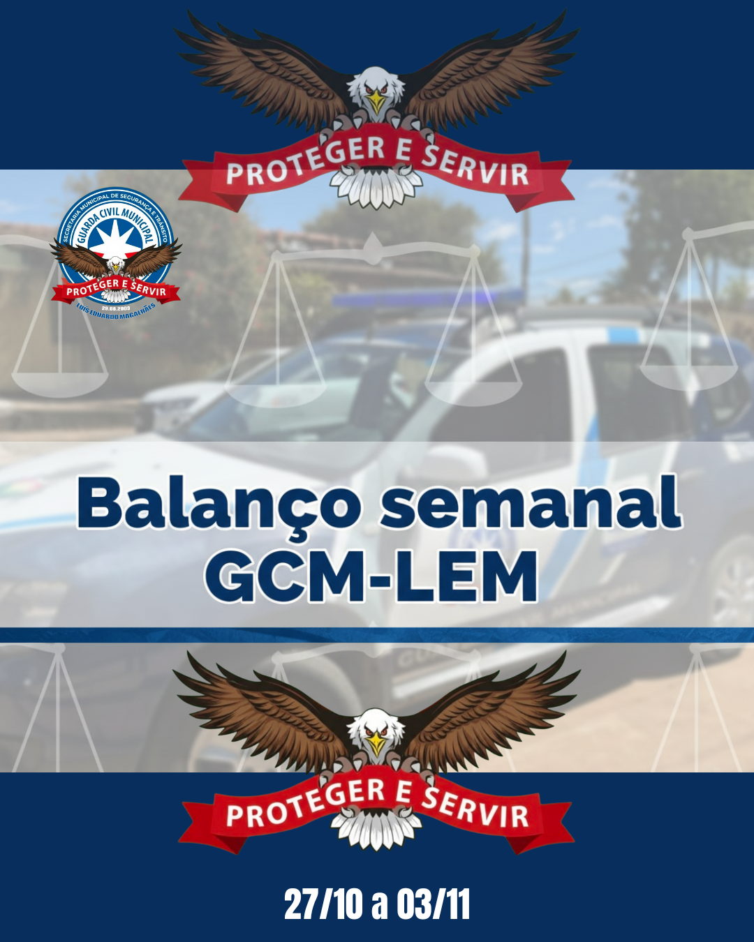 GCM de Luís Eduardo Magalhães atua em casos de violência, maus-tratos e perturbação do sossego