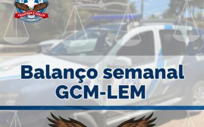 GCM LEM registra semana movimentada com 26 atendimentos entre 10 e 16 de novembro