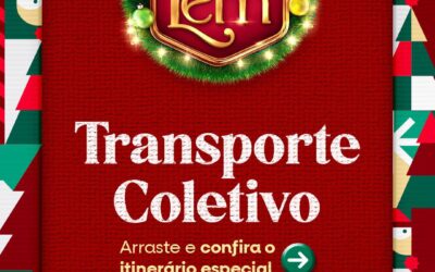 Confira o itinerário especial do transporte coletivo para o Natal Lem