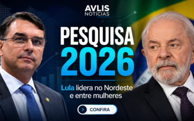Lula lidera disputa de 2026 entre mulheres e no Nordeste; Flávio avança no Sul