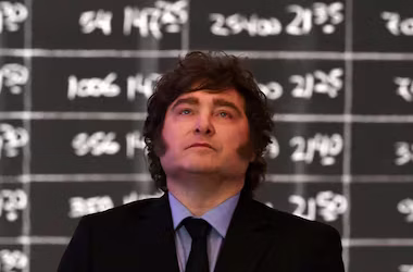 Javier Milei vem ao Brasil para reforçar apoio a Flávio Bolsonaro