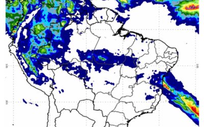 Oeste da Bahia tem previsão de pancadas de chuva e possibilidade de temporais nos próximos dias